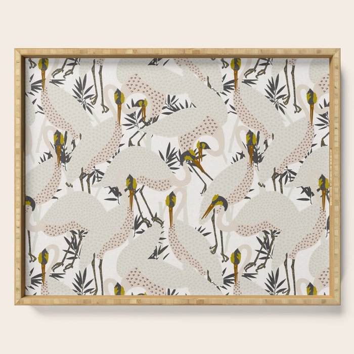 HERON WHITE Serving Tray Gallery Image 1
