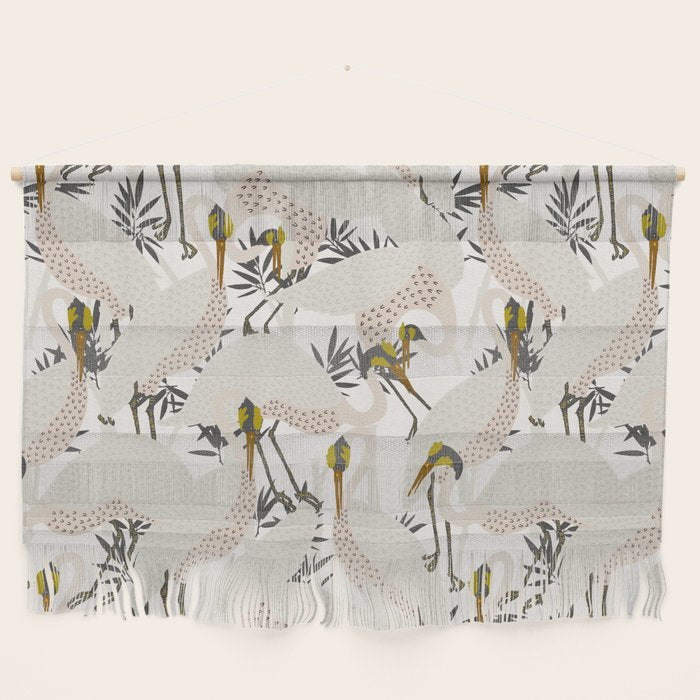 HERON WHITE Wall Hanging Gallery Image 1