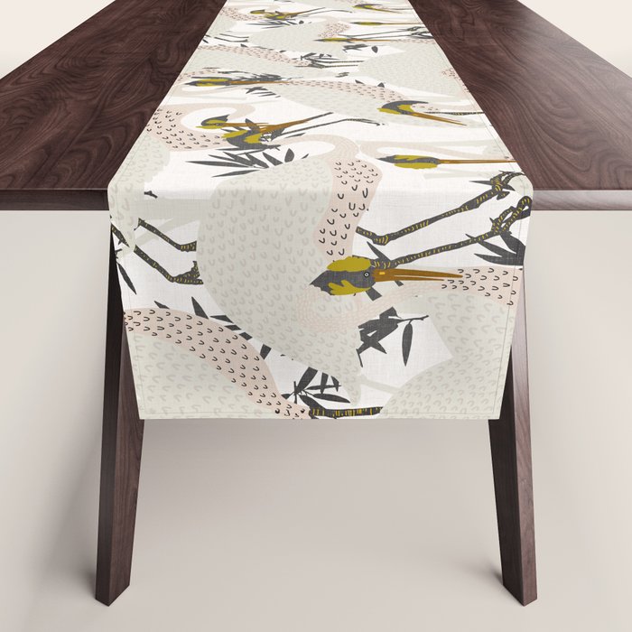 HERON WHITE Table Runner Gallery Image 1