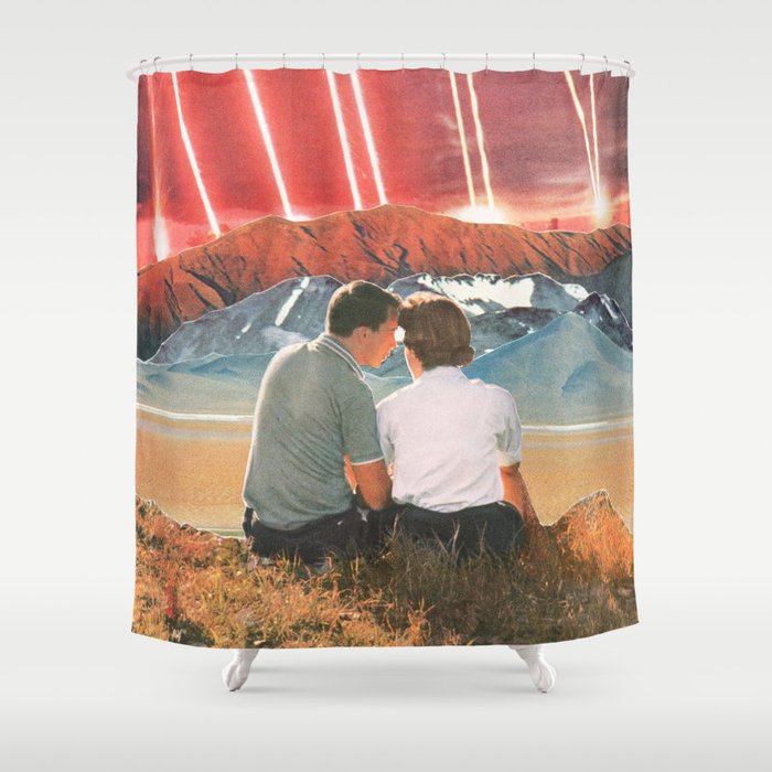 Lazers Shower Curtain Gallery Image 1