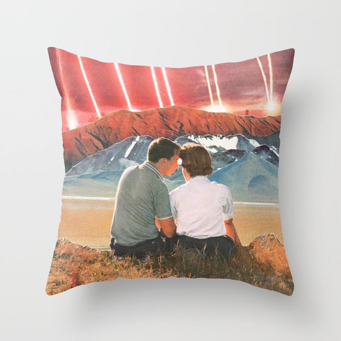Lazers Throw Pillow Gallery Image 1