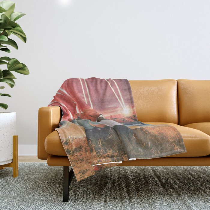 Lazers Throw Blanket Gallery Image 1