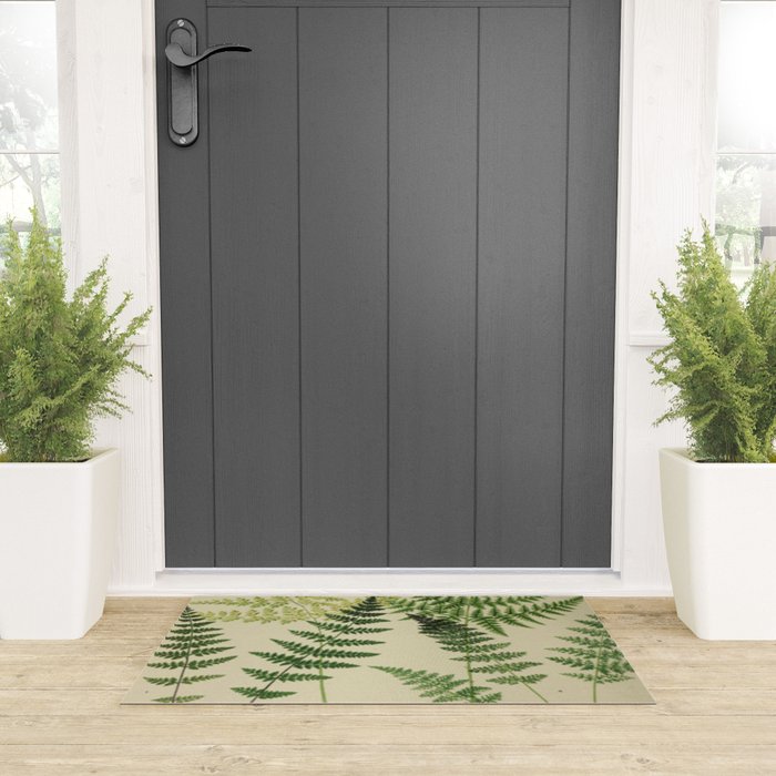 Botanical Ferns Welcome Mat Gallery Image 3