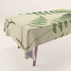 Botanical Ferns Tablecloth Gallery Image 1