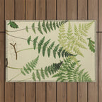 Botanical Ferns Outdoor Rug Gallery Image 1