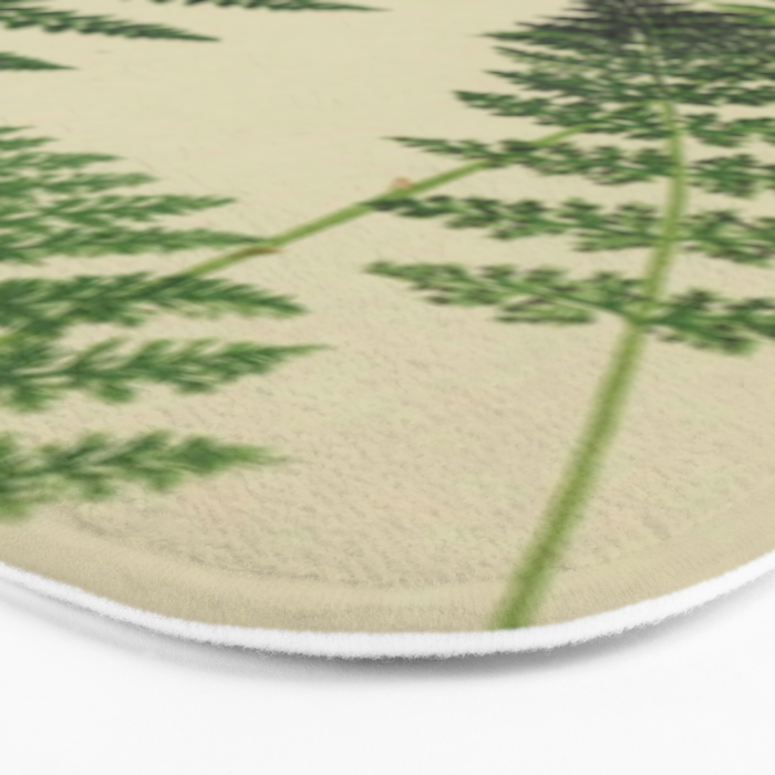 Botanical Ferns Bath Mat Gallery Image 3