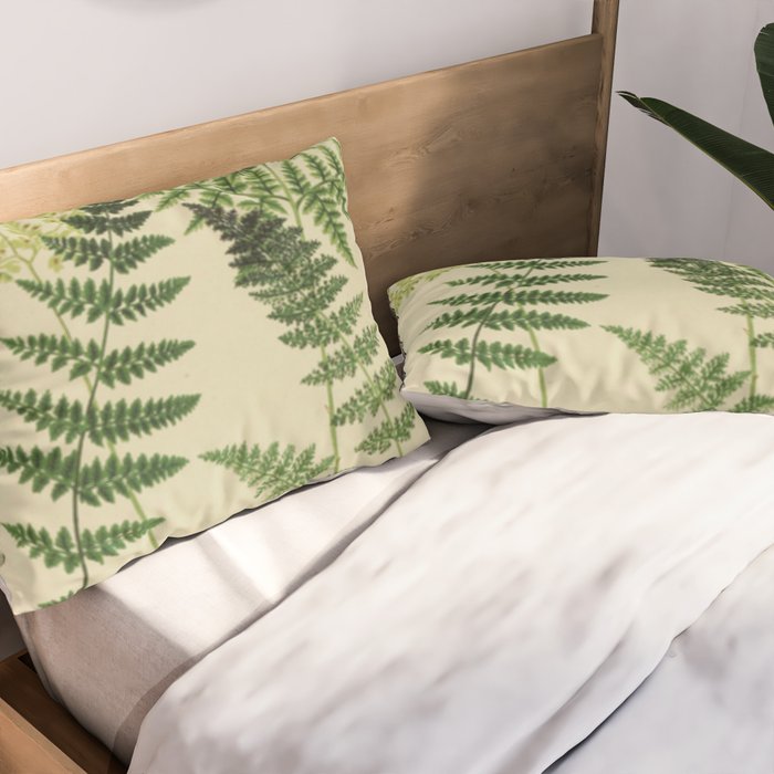 Botanical Ferns Pillow Sham Gallery Image 2