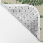 Botanical Ferns Bath Mat Gallery Image 2