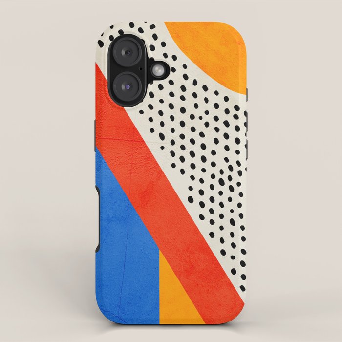 Mid Century Abstract Landscape iPhone Case Gallery Image 1