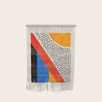Mid Century Abstract Landscape Wall Hanging Gallery Image 1