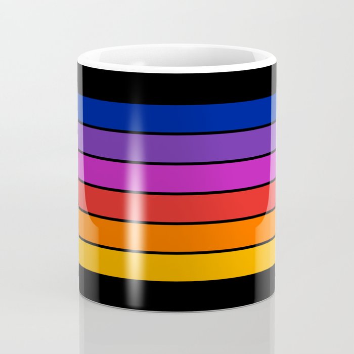 Black Rainbow Tunnel Coffee Mug Gallery Image 4