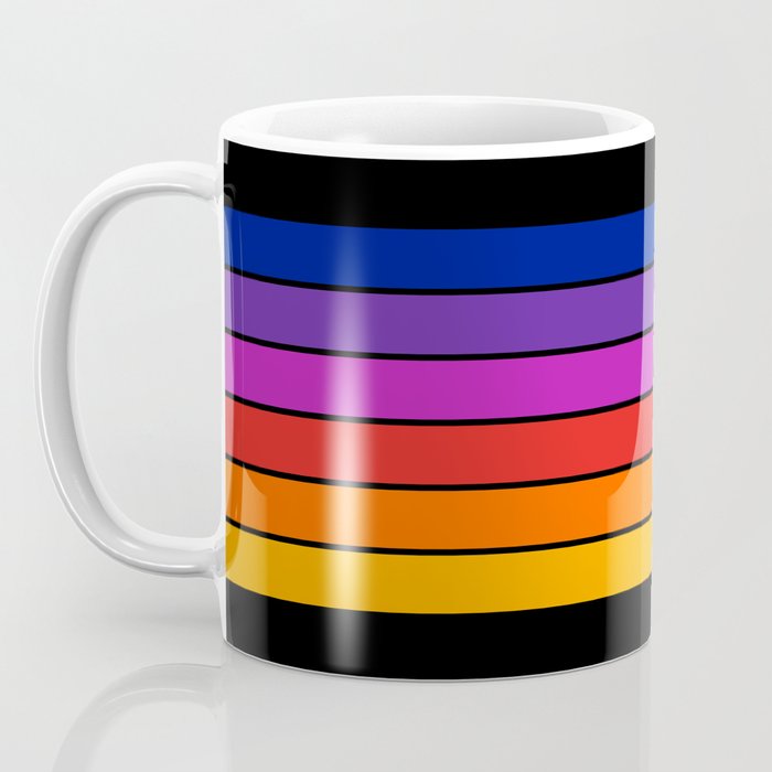 Black Rainbow Tunnel Coffee Mug Gallery Image 3