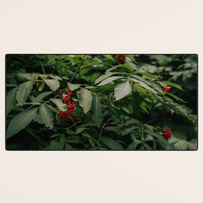 Red Elderberry Desk Mat Gallery Image 3