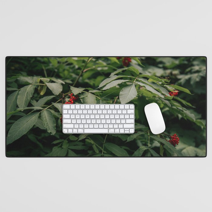 Red Elderberry Desk Mat Gallery Image 1