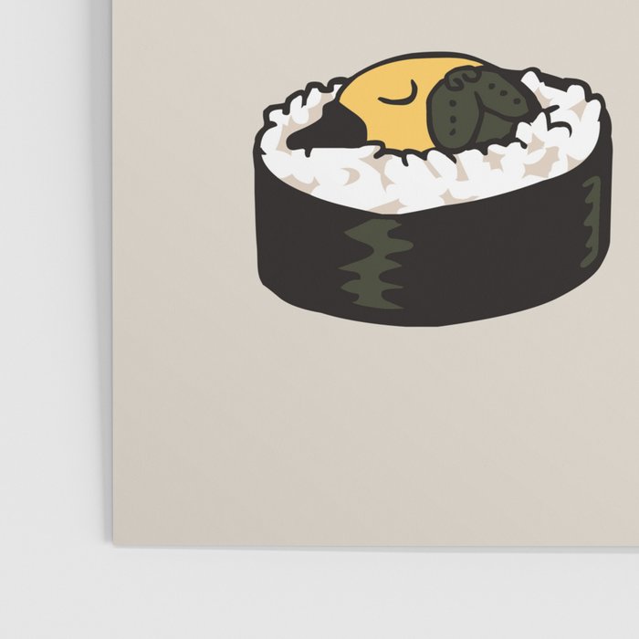 Sushi Pug Poster Gallery Image 3