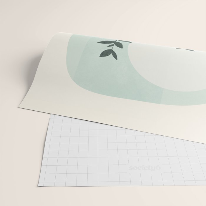 Azzurro Shapes No 51 Wrapping Paper Gallery Image 2