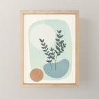 Azzurro Shapes No 51 Mini Art Print Gallery Image 1