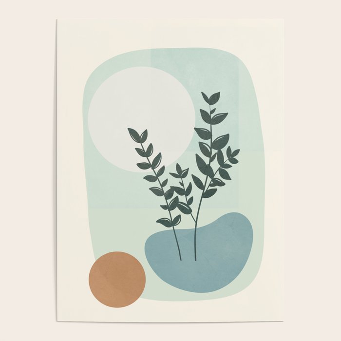 Azzurro Shapes No 51 Poster Gallery Image 4