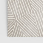 Minimalist Modern Beige Lines OpArt Poster Gallery Image 3
