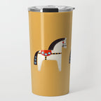 Festive Pony - illustration Travel Mug Gallery Image 1