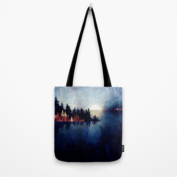 Autumn Moon Reflection Tote Bag Gallery Image 2