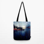 Autumn Moon Reflection Tote Bag Gallery Image 2