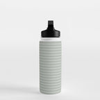 Minimal Arch LIV Pastel Sage Green Modern Geometric Lines Water Bottle Gallery Image 3