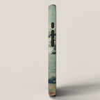 18th Century Antique Mint Chinoiserie Bird Garden Fresco 1740 iPhone Case Gallery Image 2