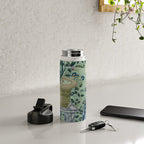 18th Century Antique Mint Chinoiserie Bird Garden Fresco 1740 Water Bottle Gallery Image 4