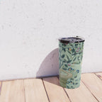 18th Century Antique Mint Chinoiserie Bird Garden Fresco 1740 Travel Mug Gallery Image 4