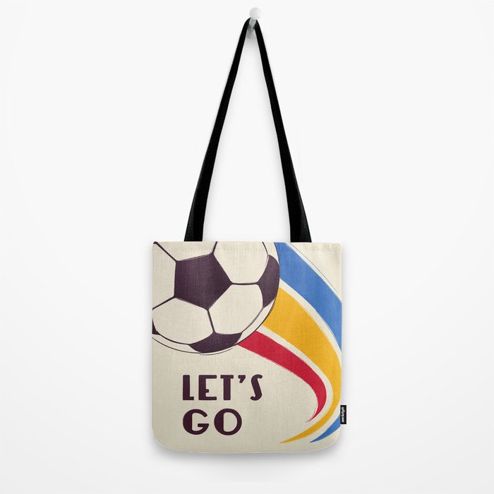 Let's Go - Soccer Illustration Tote Bag Gallery Image 2