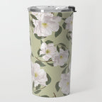 Peonies flowers II Travel Mug Gallery Image 2