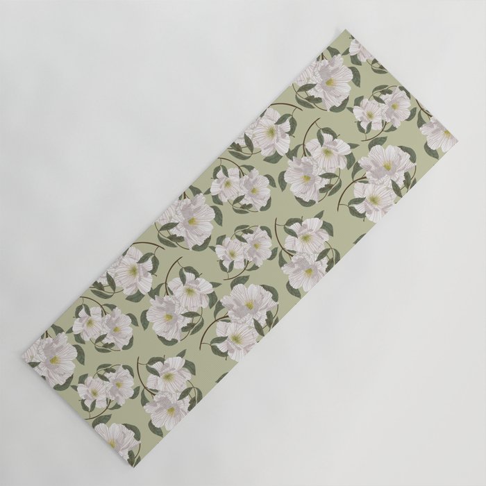 Peonies flowers II Yoga Mat Gallery Image 1