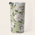 Peonies flowers II Travel Mug Gallery Image 3