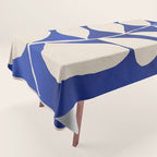 Abstract Minimal -Plant 3-2  Cobalt Blue Tablecloth Gallery Image 1