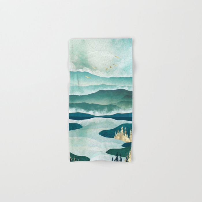 Misty Lake Bath Towel Gallery Image 1