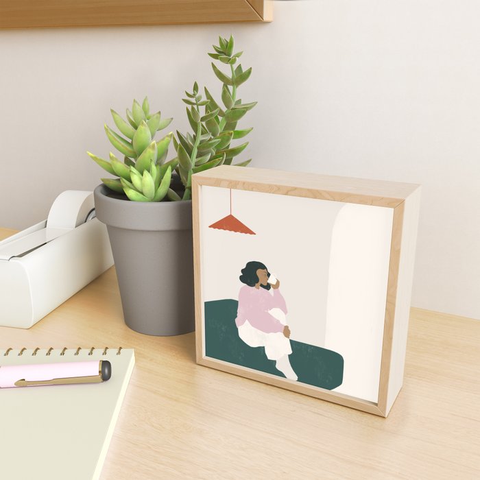 cozy cafecito Mini Art Print Gallery Image 2