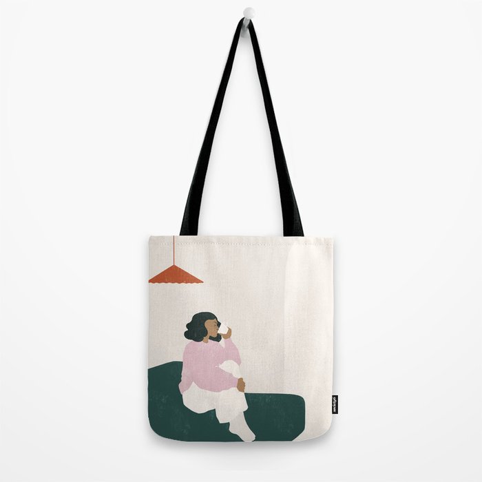 cozy cafecito Tote Bag Gallery Image 2