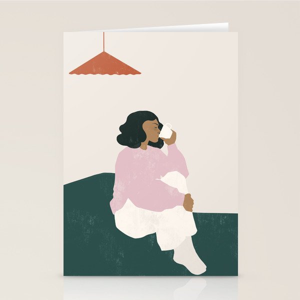 cozy cafecito Stationery Card Gallery Image 2