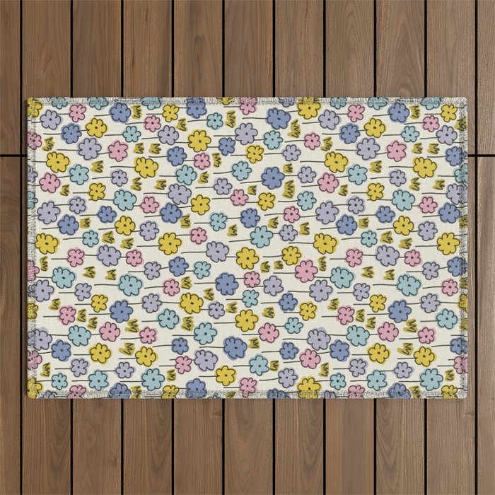 Summer Garden #13 Outdoor Rug Gallery Image 1