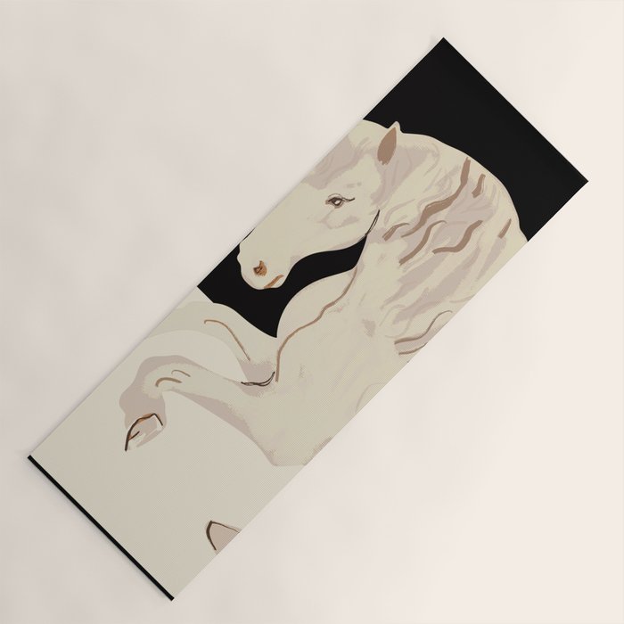 Minimal Abstract Art Horse 2 Yoga Mat Gallery Image 1