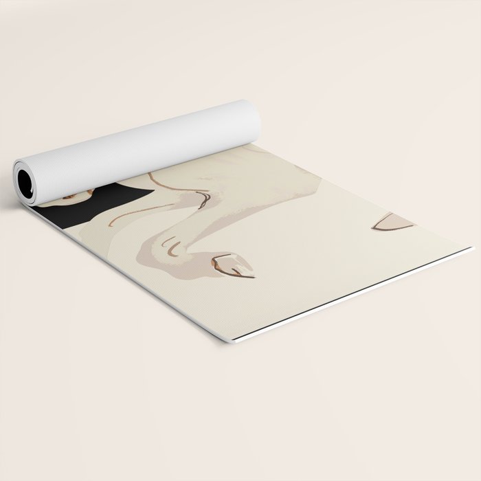 Minimal Abstract Art Horse 2 Yoga Mat Gallery Image 2