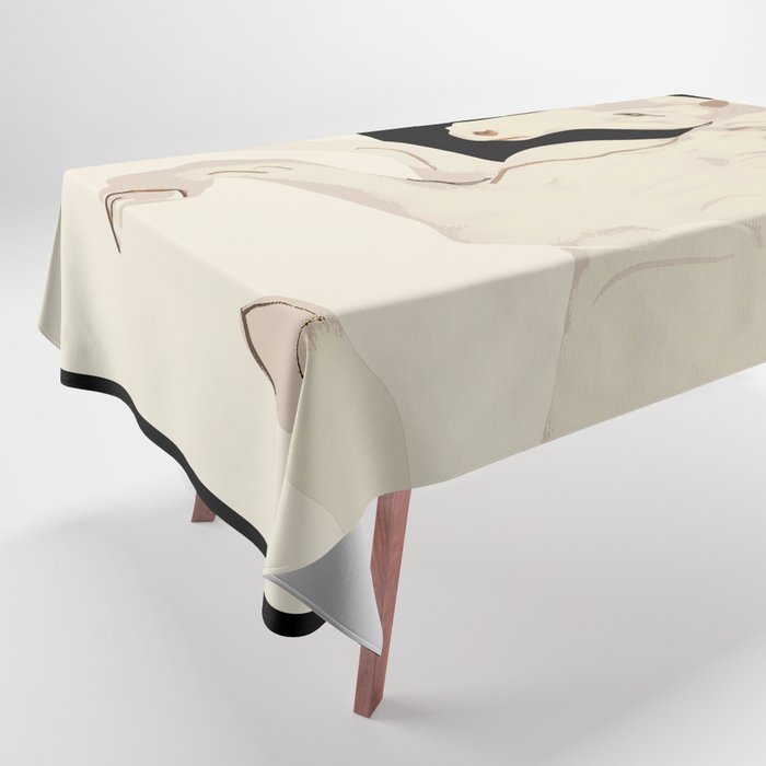 Minimal Abstract Art Horse 2 Tablecloth Gallery Image 1