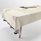 Minimal Abstract Art Horse 2 Tablecloth Gallery Image 1