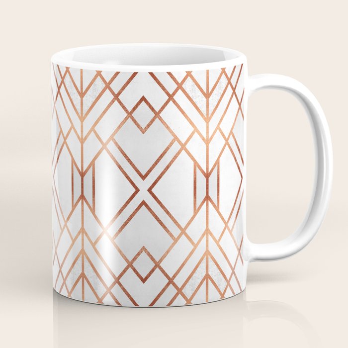 Copper Geo Coffee Mug Gallery Image 1