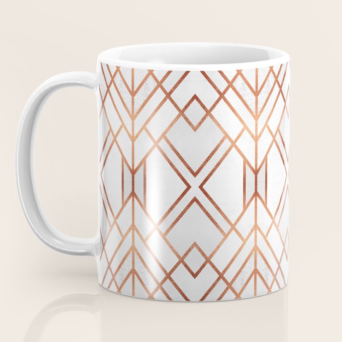 Copper Geo Coffee Mug Gallery Image 3