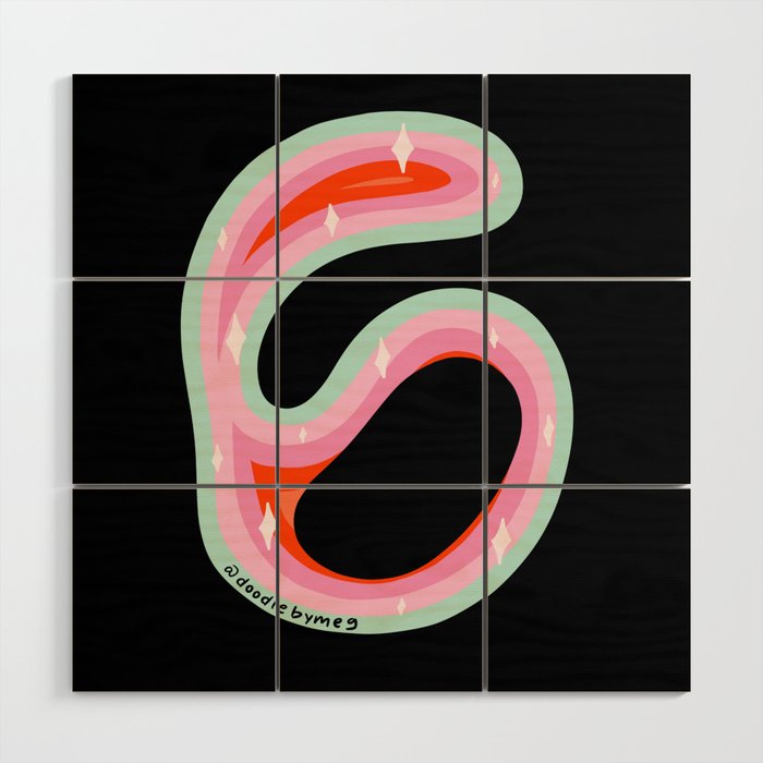 Rainbow 6 Wood Wall Art Gallery Image 1
