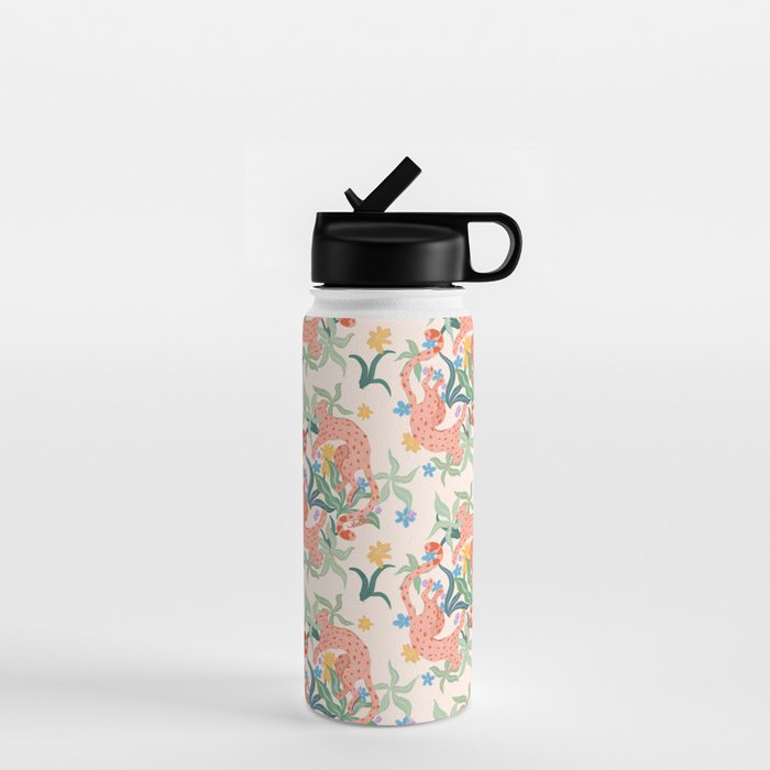 Blush Cheetahs  Water Bottle Gallery Image 1