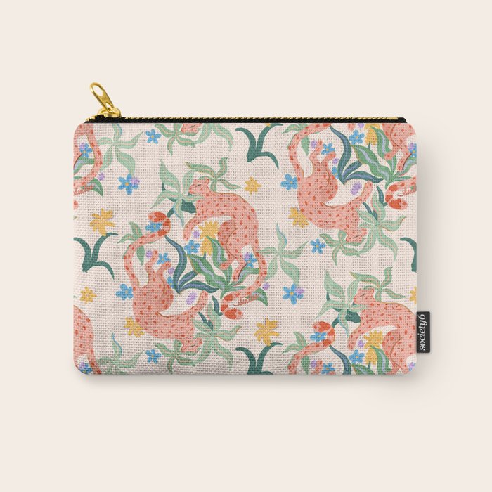 Blush Cheetahs  Carry All Pouch Gallery Image 1