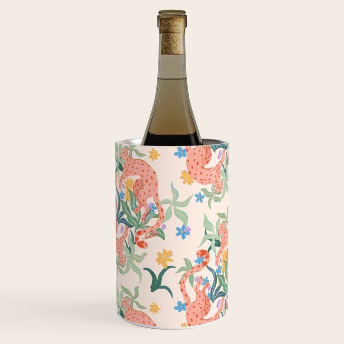Blush Cheetahs  Wine Chiller Gallery Image 1